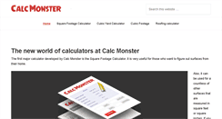 Desktop Screenshot of calcmonster.com