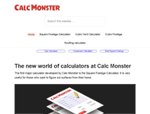 Tablet Screenshot of calcmonster.com